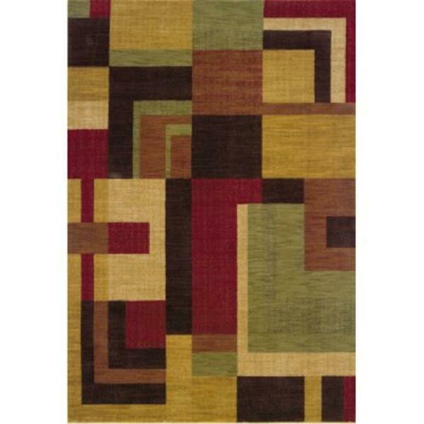 Sphinx By Oriental Weavers Area Rugs, Allure 009A1 2X8 Runner - Red/ Gold-Nylon AL09A13
